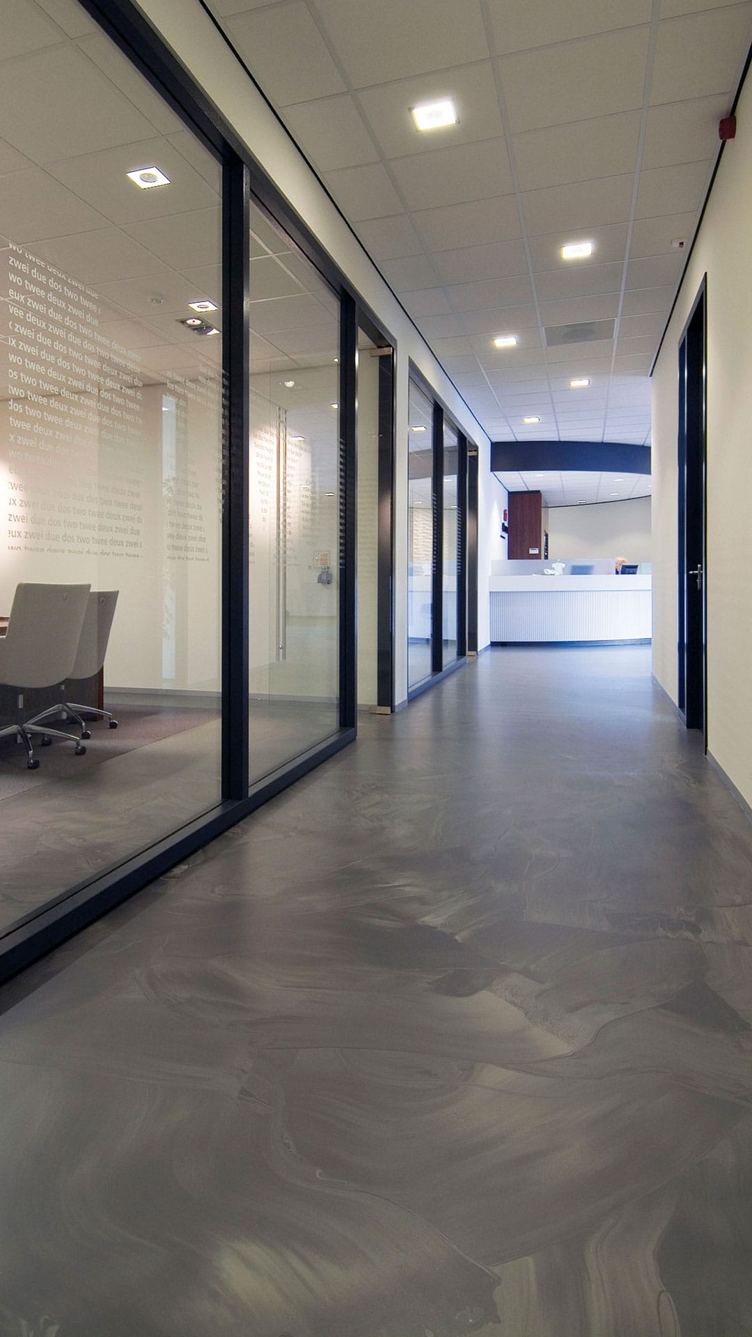 Stratum Resin Flooring - Bolidtop FiftyFifty resin floor - Commercial building