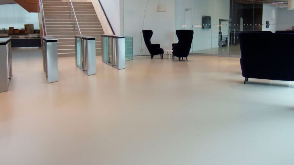 Stratum Resin Flooring - Bolidtop 525 resin floor - commercial building